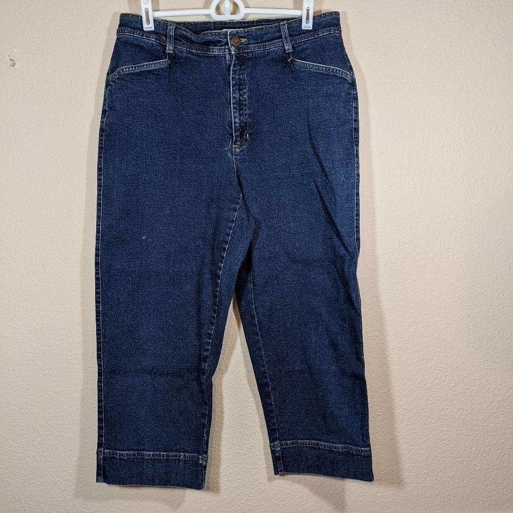 Liz Claiborne Tabitha Cropped Denim Jeans